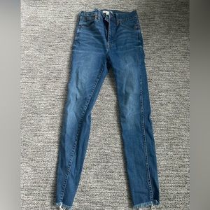 Madewell Size 27 10” High Rise Skinny Jeans - Medium Wash